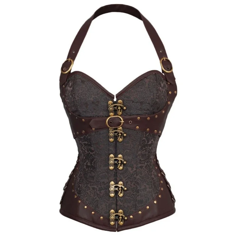 Boning Corset Steel - Korset Steampunk Korset Tulang Baja Atasan