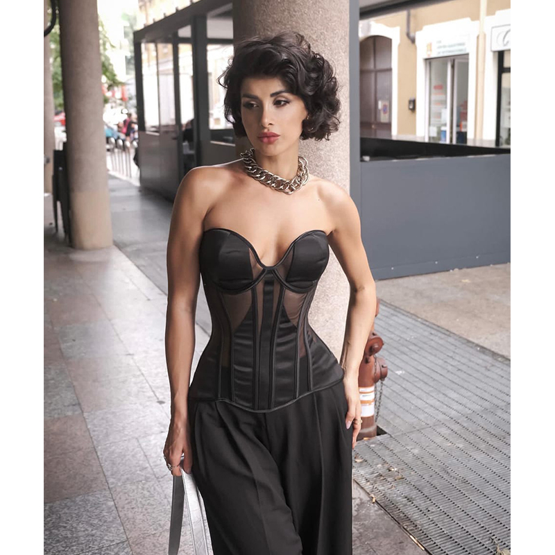 Boning Corset Steel - Korset Bra jala seksi wanita tulang