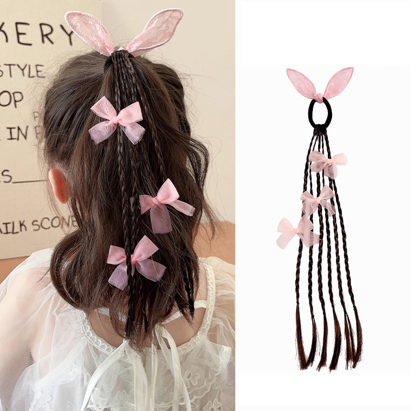 Cosplay Prop Bow - 1 buah wig telinga kelinci busur