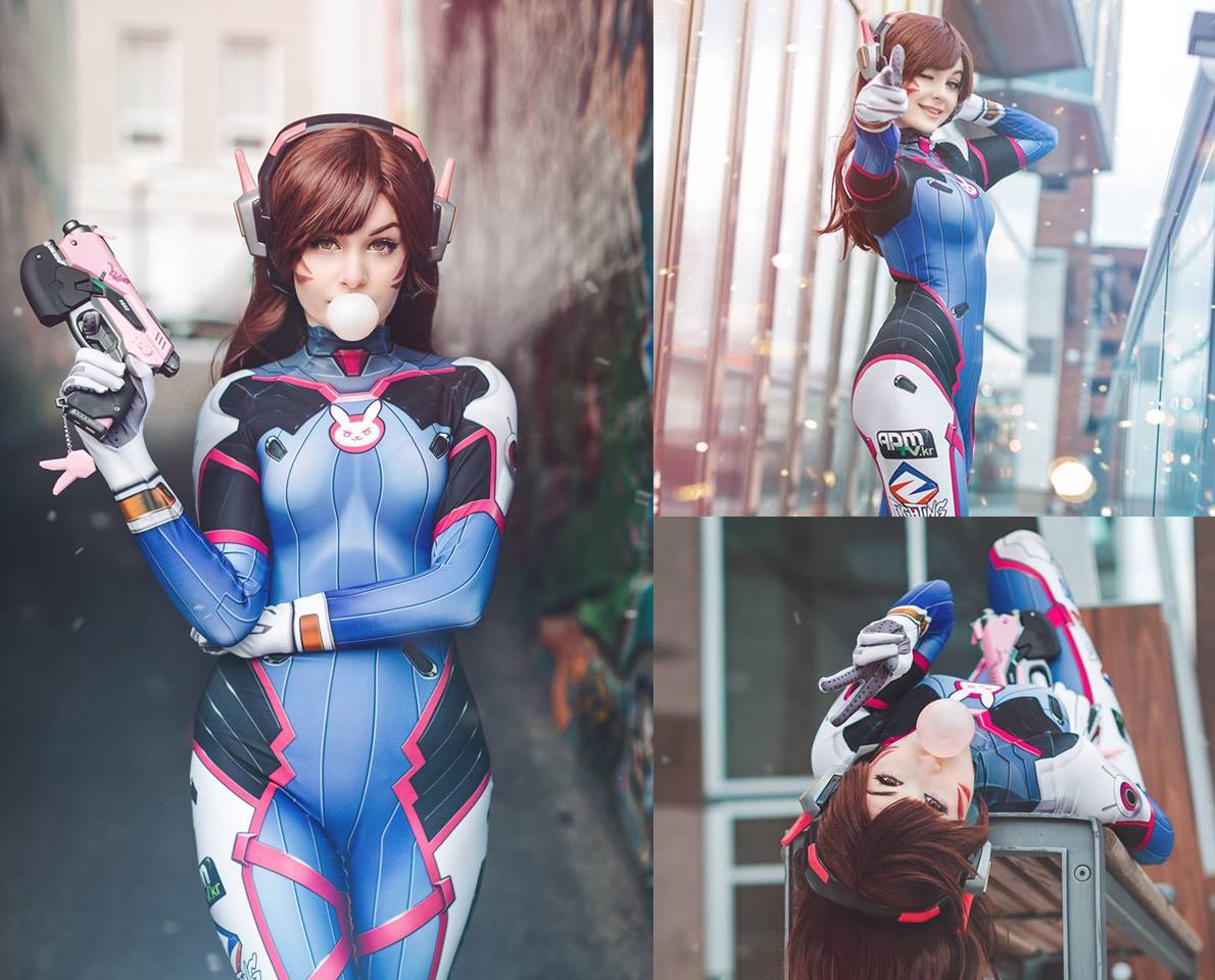 Dva Cosplay Prop - Kostum Cosplay Dva Wanita Setelan Zentai