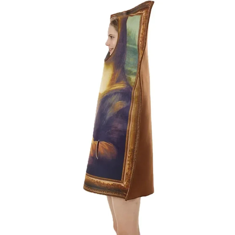 Cosplay Prop Painting - Kostum Lukisan CyFamous Mona Lisa Cosplay
