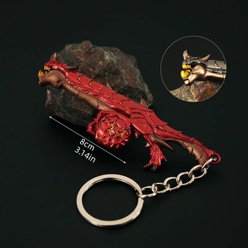 Bloodborne Cosplay Prop - Gantungan kunci Model senjata, gantungan kunci