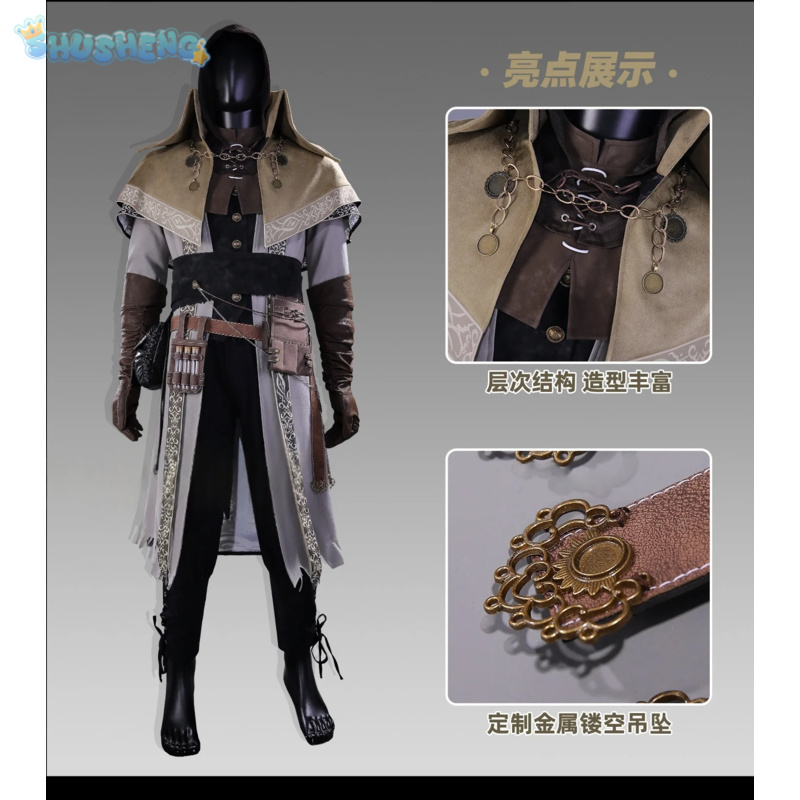 Bloodborne Cosplay Prop - Kostum Cosplay Game Bloodborne Tomb Prospector
