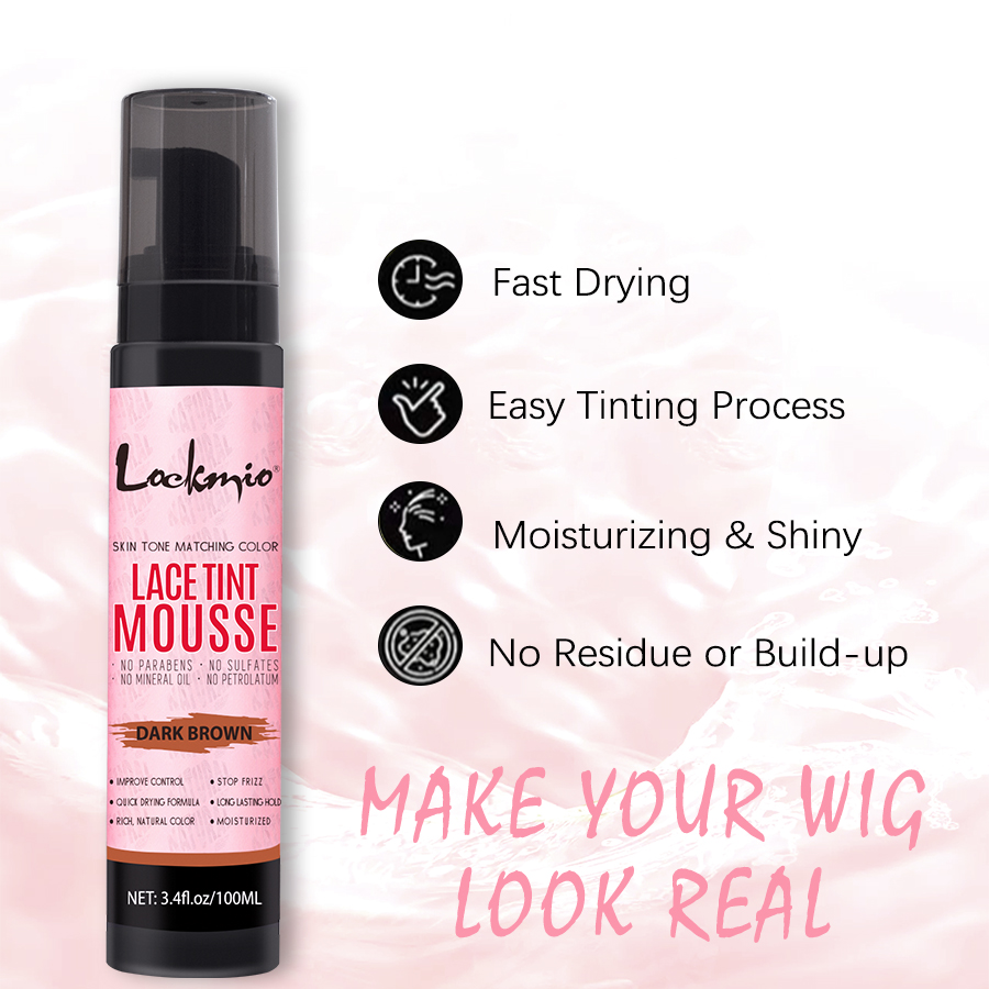 LOCKMIO 100ml Wig Tint Foam Mi - Hair Spray Color ulasan dan harga