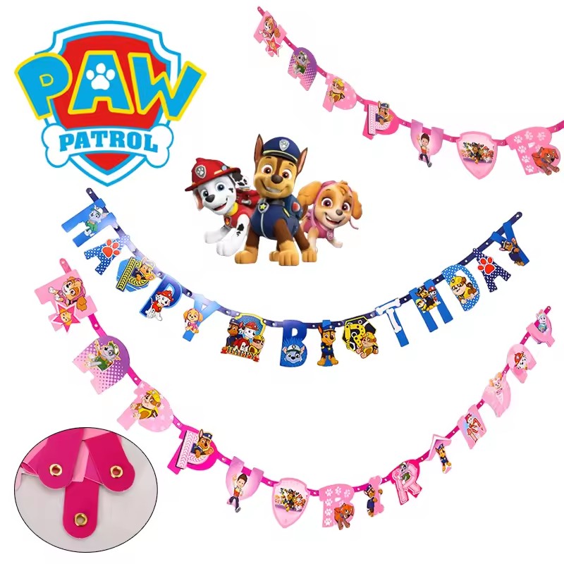 Seri Tema Paw Patrol Bendera U - Cosplay Floating Prop ulasan dan harga