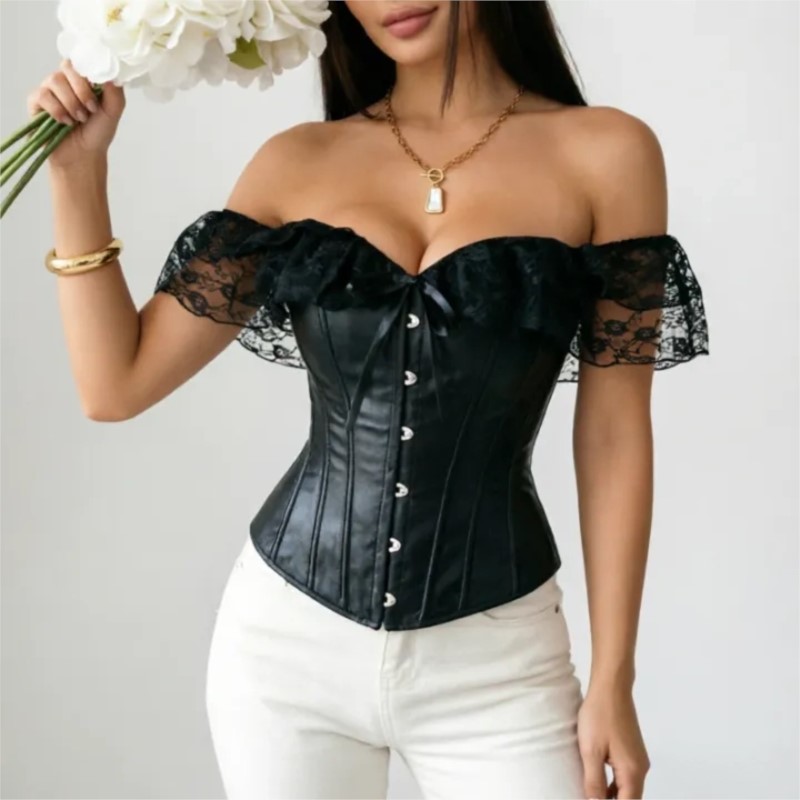 Korset Steampunk Wanita, Busti - Boning Corset Steel ulasan dan harga