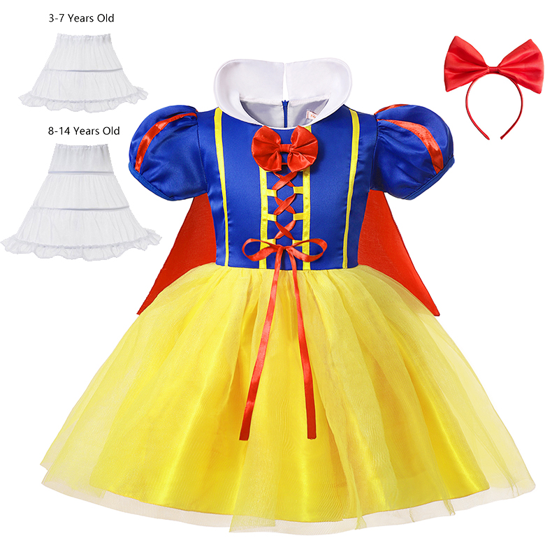 Gaun Putri Salju Putih Kostum  - Cosplay Prop Bow ulasan dan harga