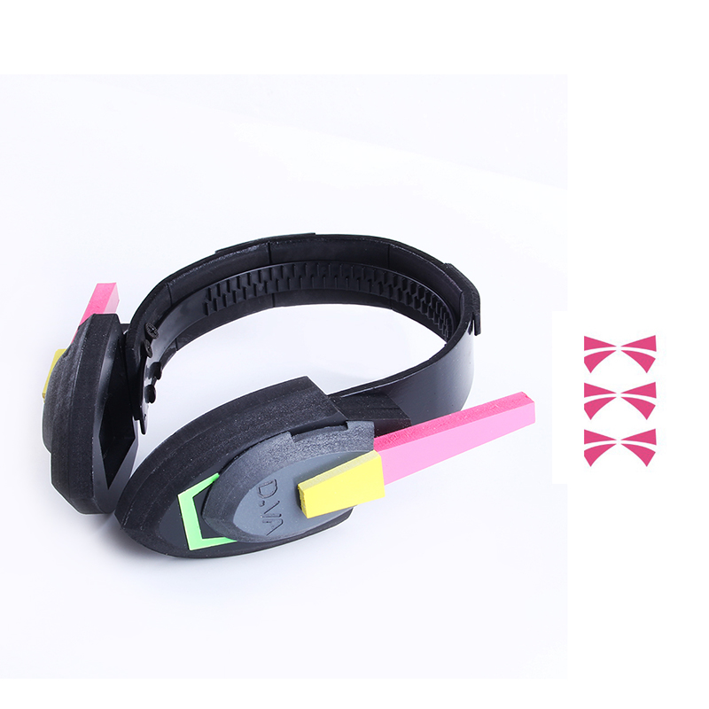 Game D.Va Earphone Hana Song D - Dva Cosplay Prop ulasan dan harga