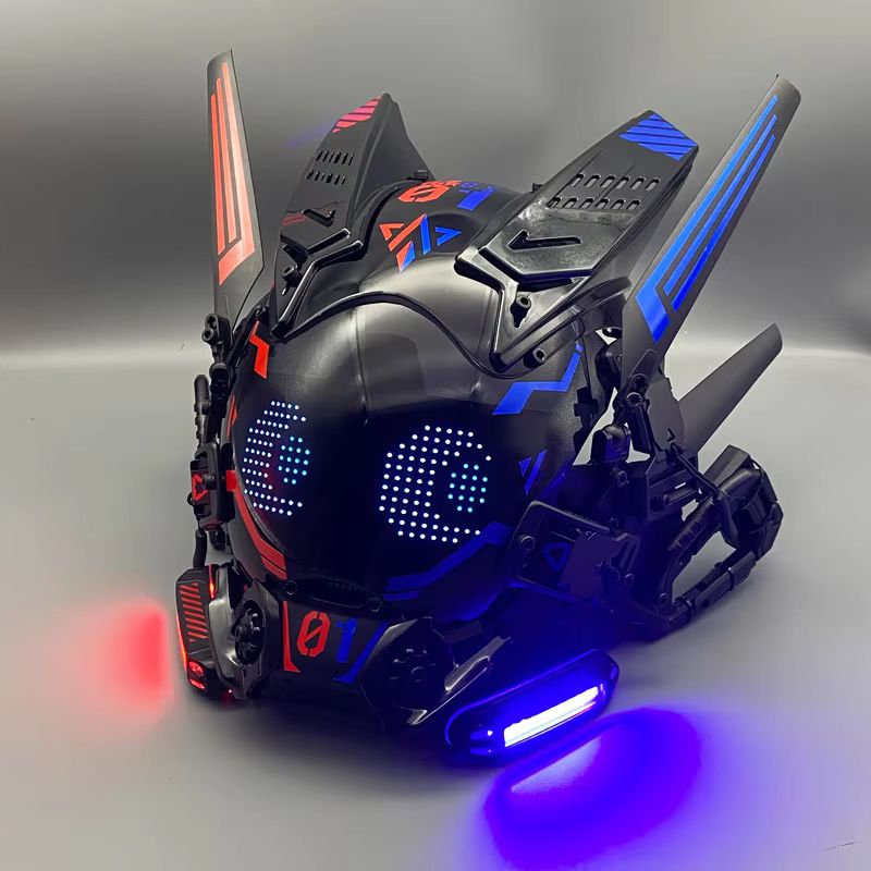 Topeng Cosplay Cyberpunk Mech  - Cosplay Prop Display ulasan dan harga