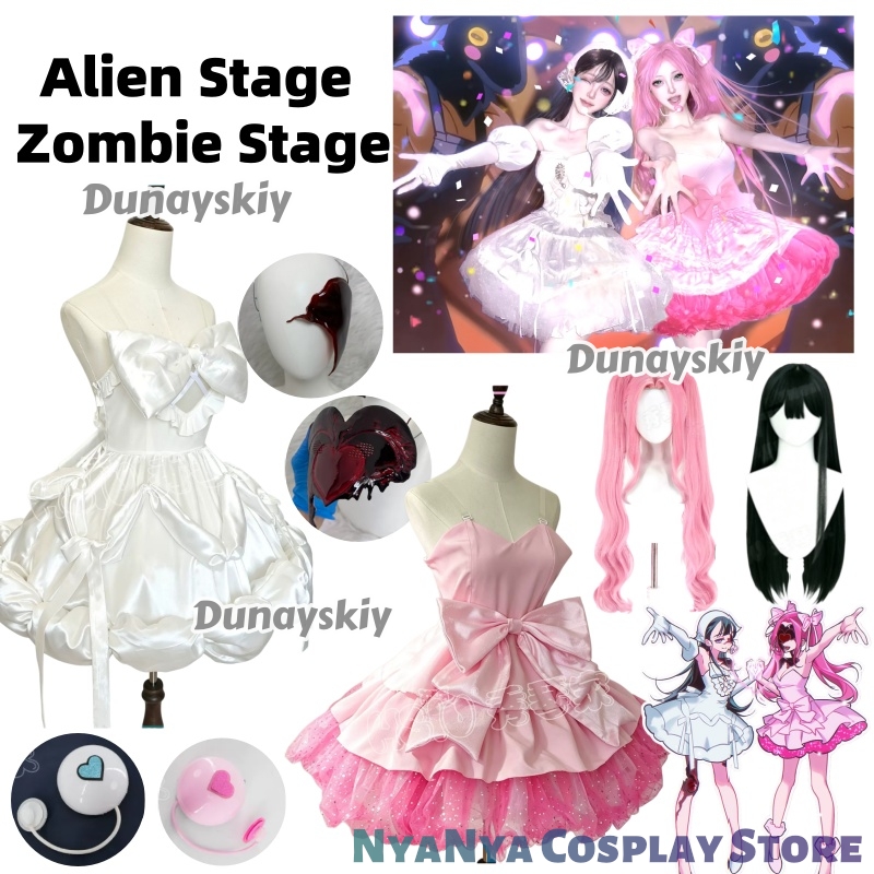 Kostum Cosplay Alien Stage Zom - Cosplay Prop Bow ulasan dan harga