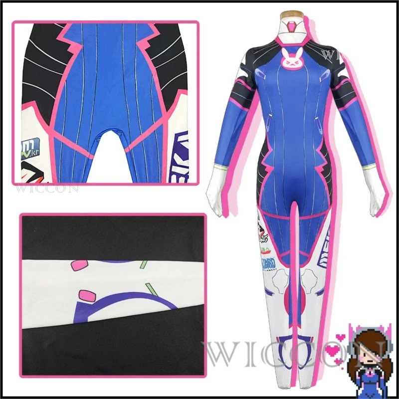 2025 11 Anime Wanita Jumpsuit  - Dva Cosplay Prop ulasan dan harga
