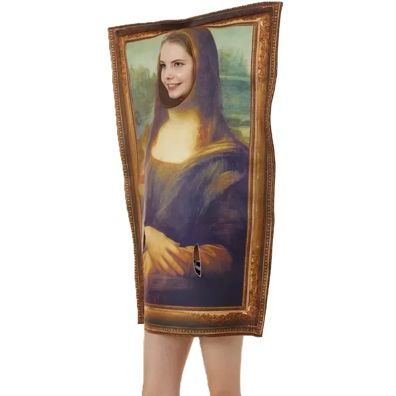 Kostum Lukisan CyFamous Mona L - Cosplay Prop Painting ulasan dan harga
