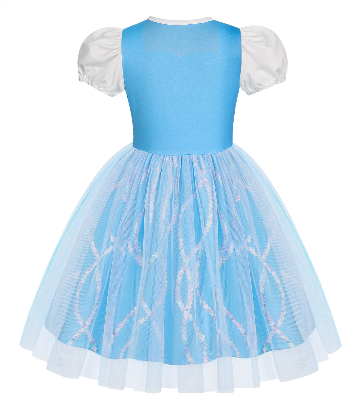 Gaun Putri Biru Disney Cindere - Cosplay Prop Bow ulasan dan harga