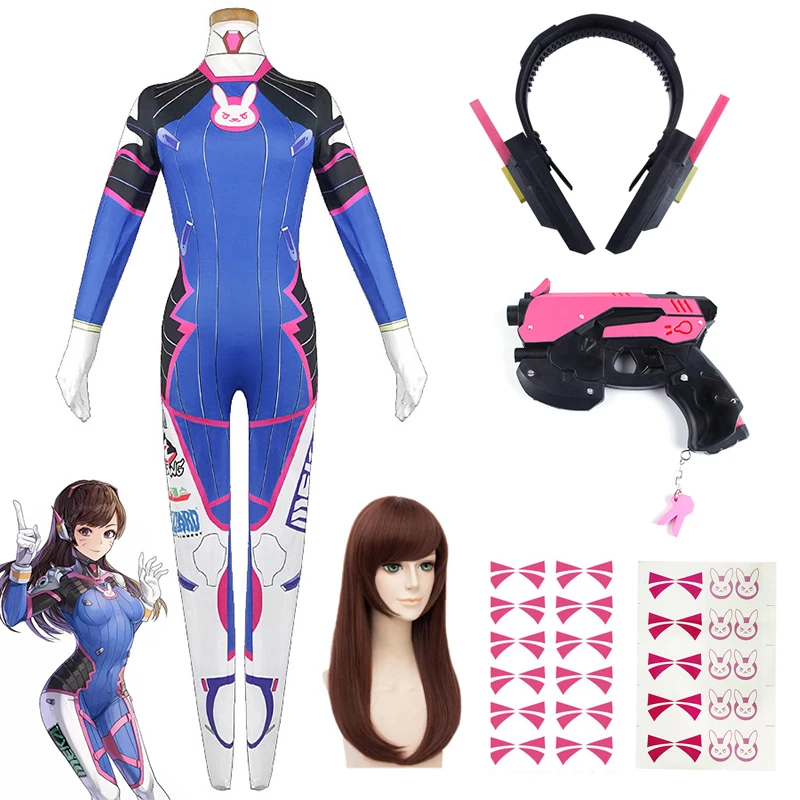 Kostum Cosplay Game Overwatch  - Dva Cosplay Prop ulasan dan harga