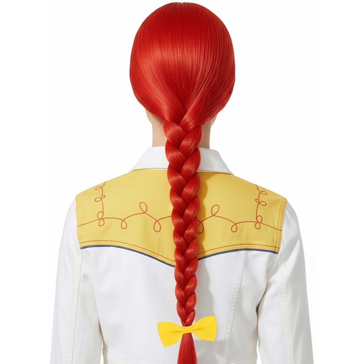 Wig Lurus Panjang 61cm Merah T - Cosplay Prop Bow ulasan dan harga