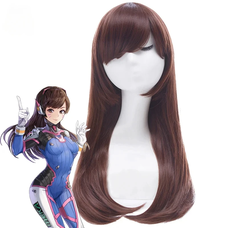 Wig Cosplay Game ROLECOS OW D. - Dva Cosplay Prop ulasan dan harga