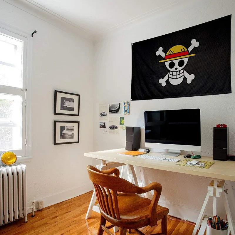 One Piece 90X150Cm Bendera Ten - Cosplay Prop Painting ulasan dan harga