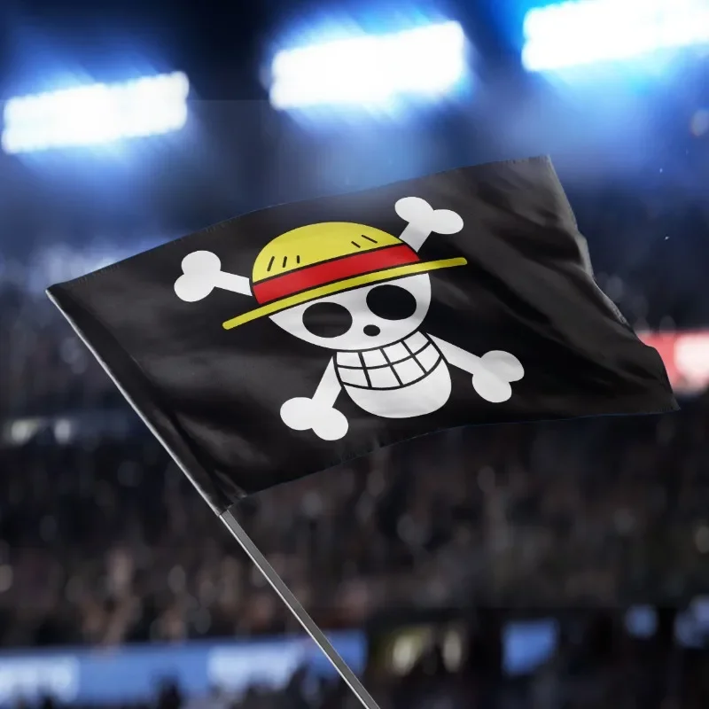 One Piece 90X150Cm Bendera Ten - Cosplay Prop Painting ulasan dan harga