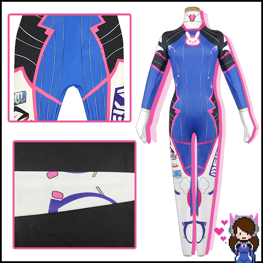Kostum Cosplay Game Dva Wig ke - Dva Cosplay Prop ulasan dan harga